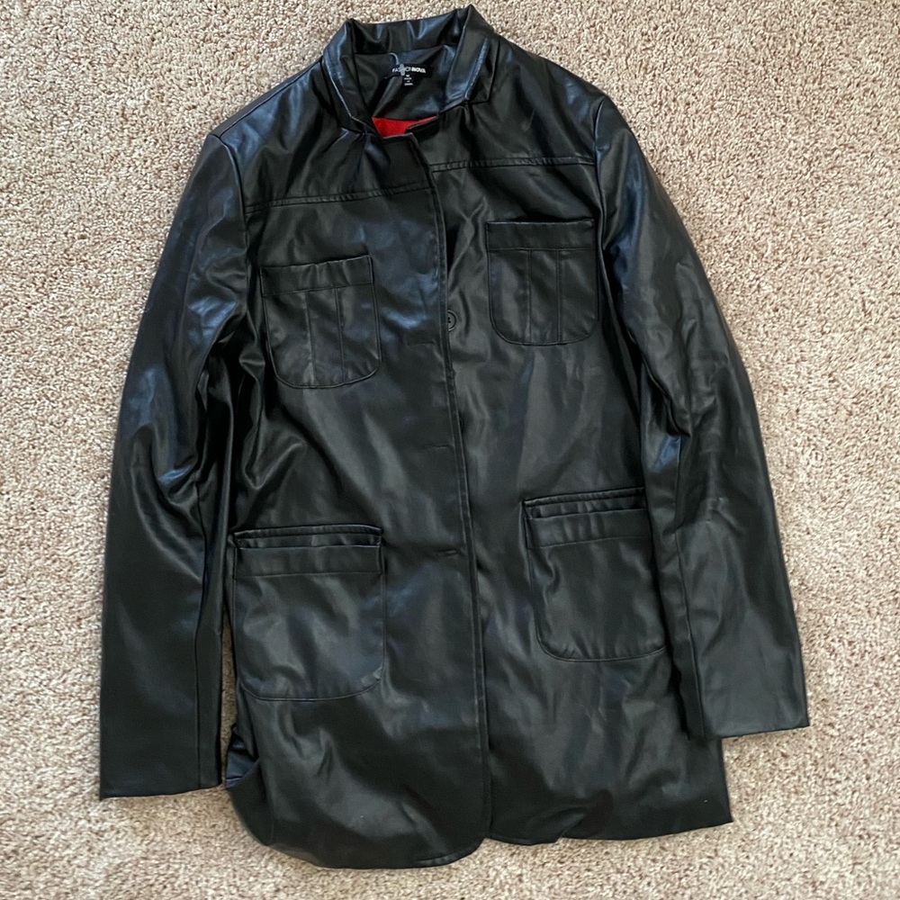 Fashion nova leather jacket